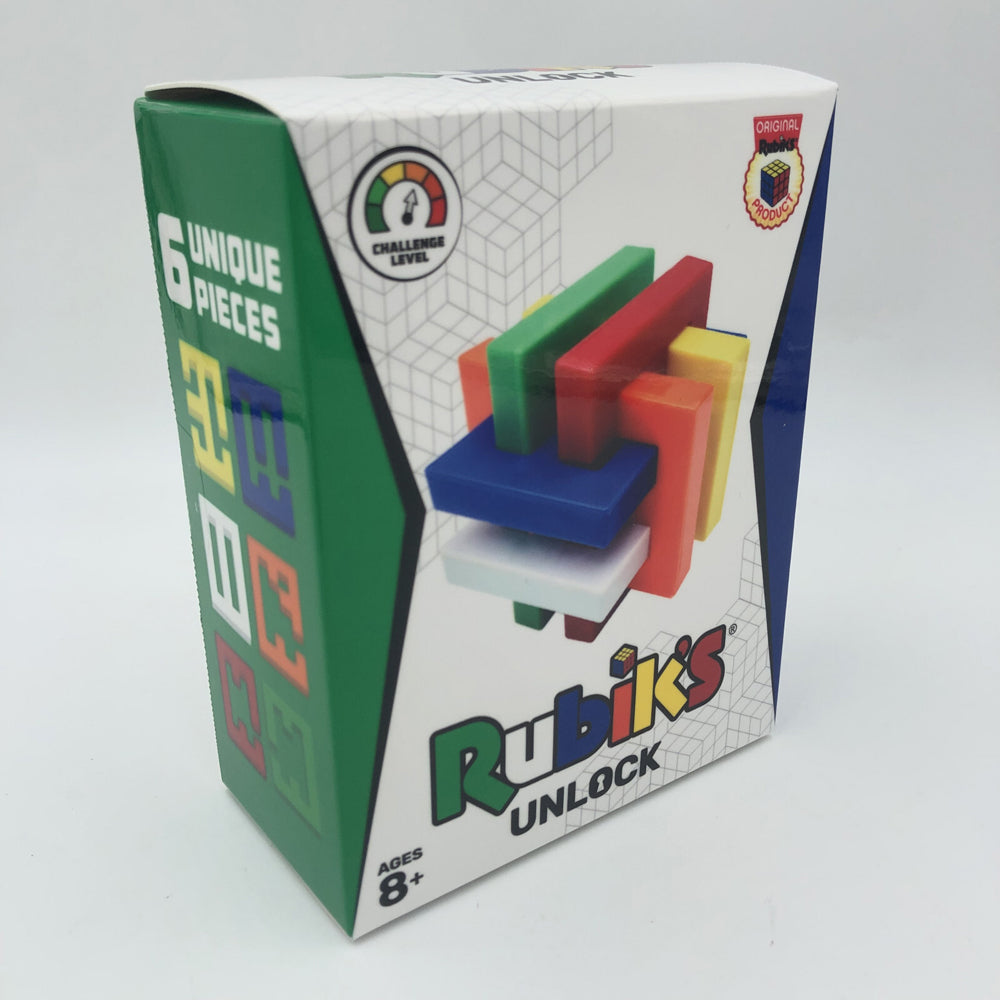 Rubiks Unlock Box Package Brain Maze Kids Toy 8y+