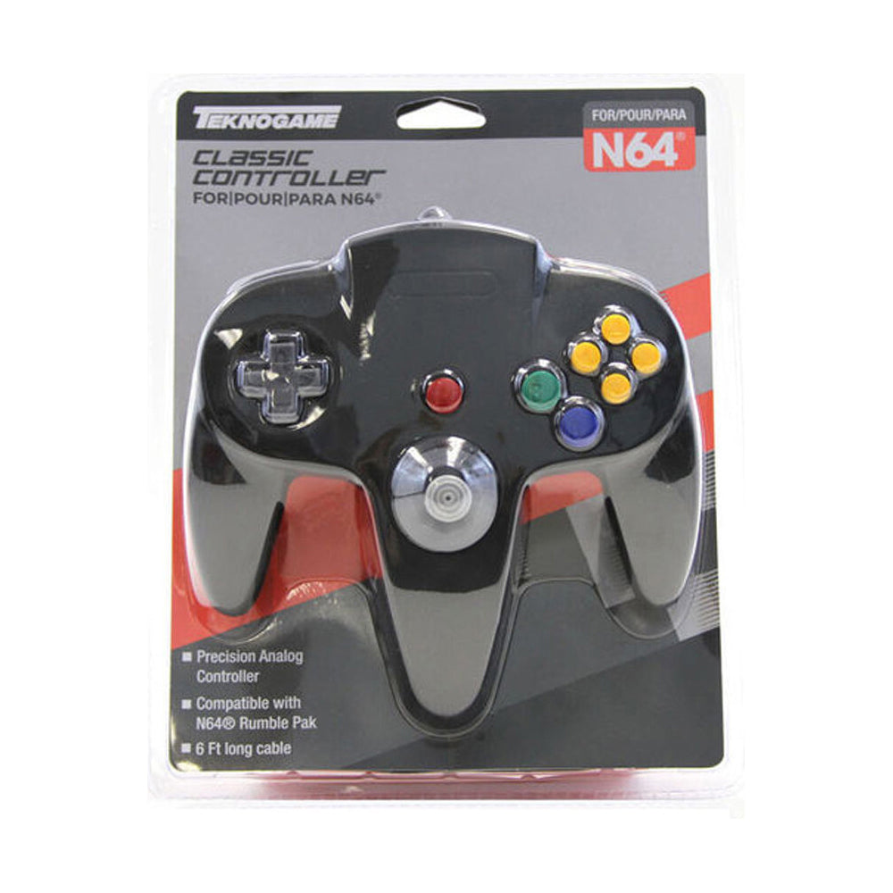 4305-teknogame-nintendo-64-controller-replica-video-game-accesories-black