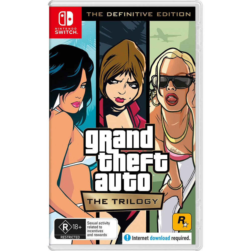 Nintendo Switch SWI GTA The Trilogy The Definitive Edition Video Game