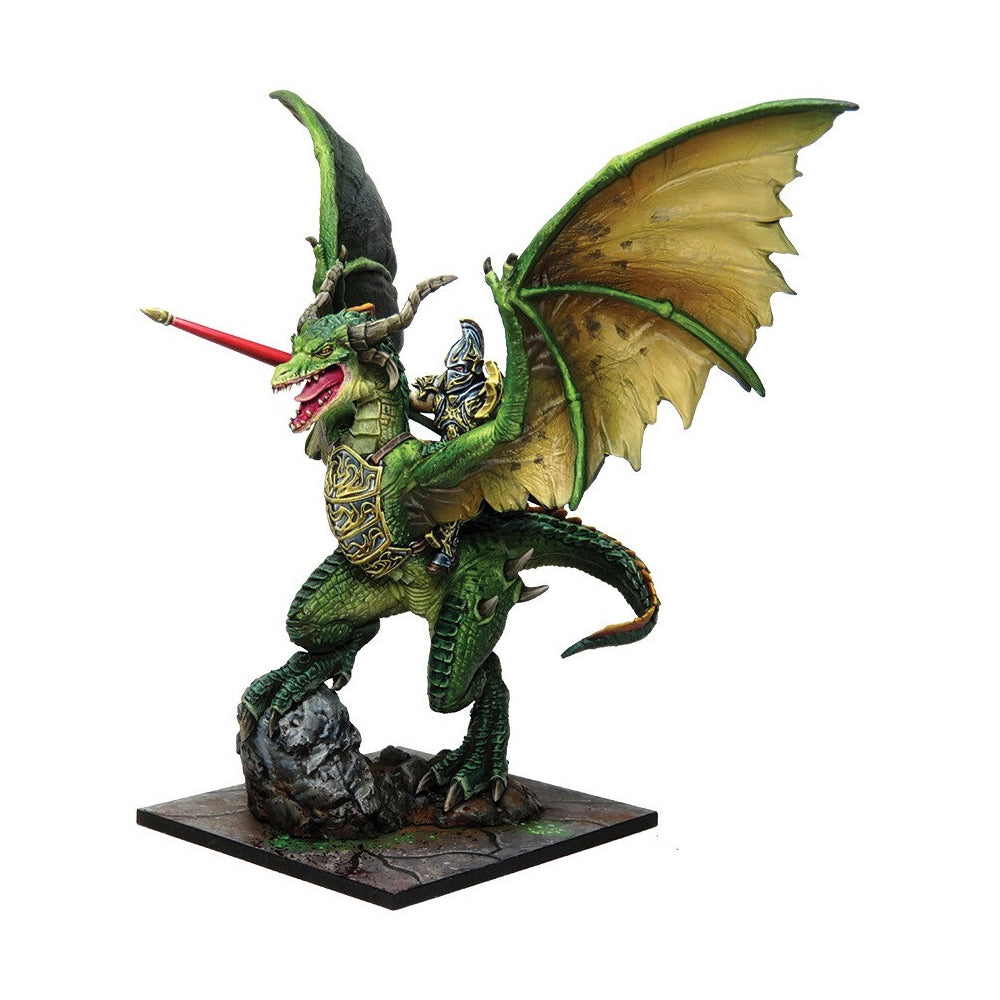 107741-mantic-games-kings-of-war-elf-lord-on-drakon-miniature-toy