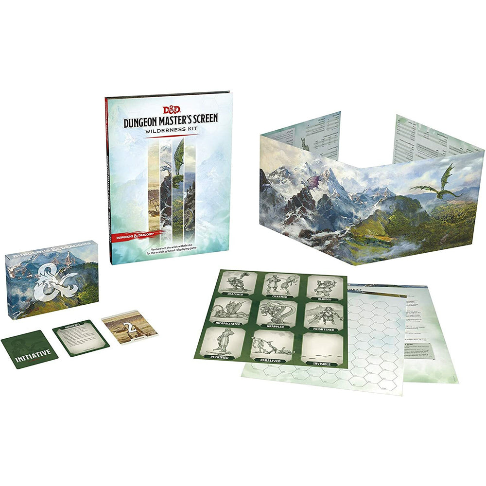 Dungeons & Dragons Masters Screen Wilderness Kit Hardcover