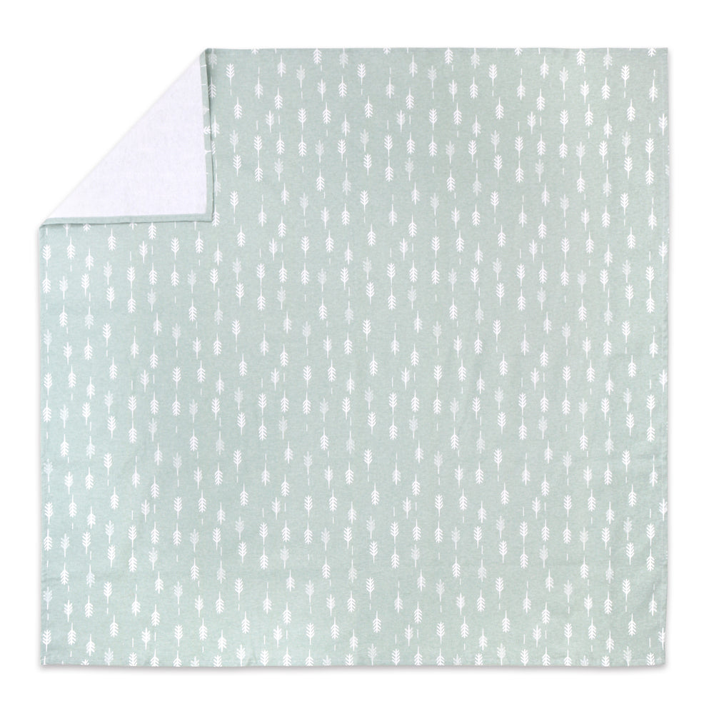 31021wr-little-haven-brushed-cotton-sage-foliage-baby-wrap-blanket-100cm
