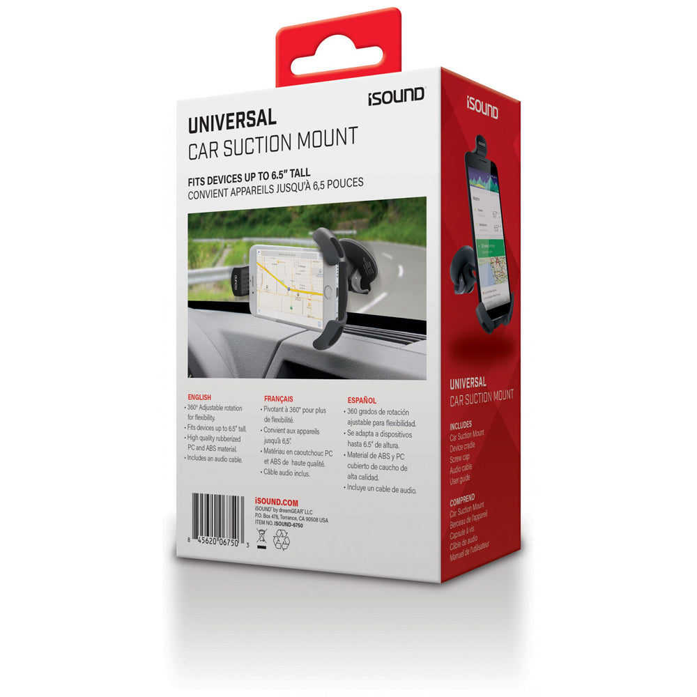 83731-isound-universal-car-suction-mount-smartphone-holder-fits-6-5-device-blk