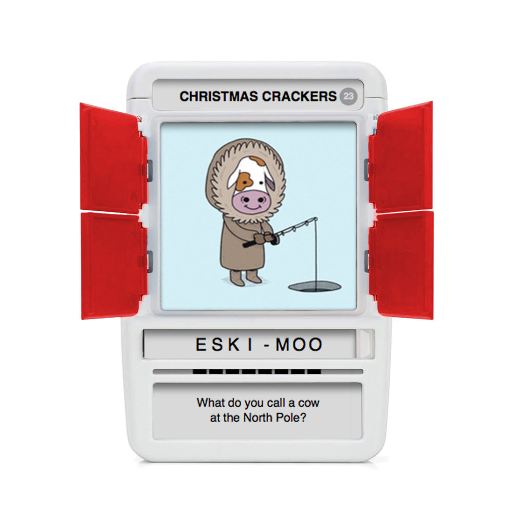 Poptacular 100 Pics Quizz Christmas Jokes Flash Card Game Set 6y+