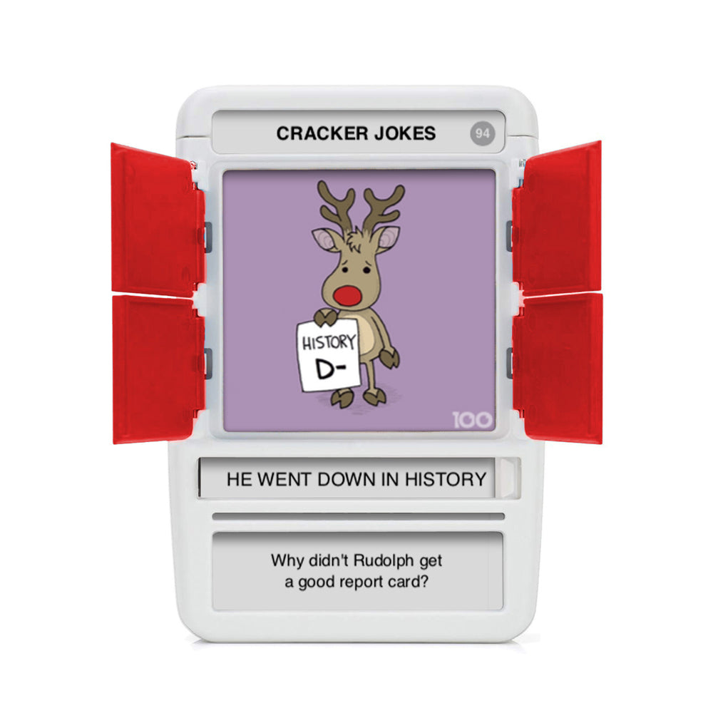 Poptacular 100 Pics Quizz Christmas Jokes Flash Card Game Set 6y+