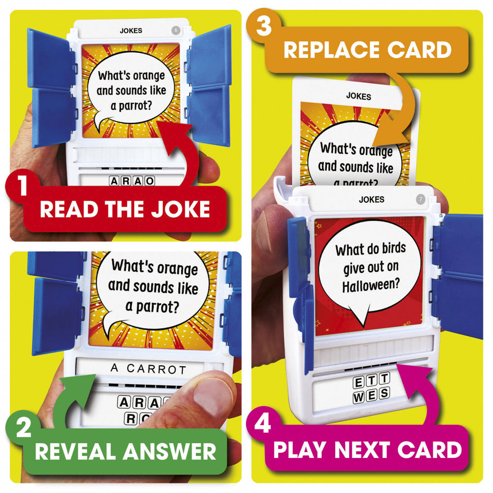 Poptacular 100 Pics Quizz Jokes Flash Card Game Set 6y+