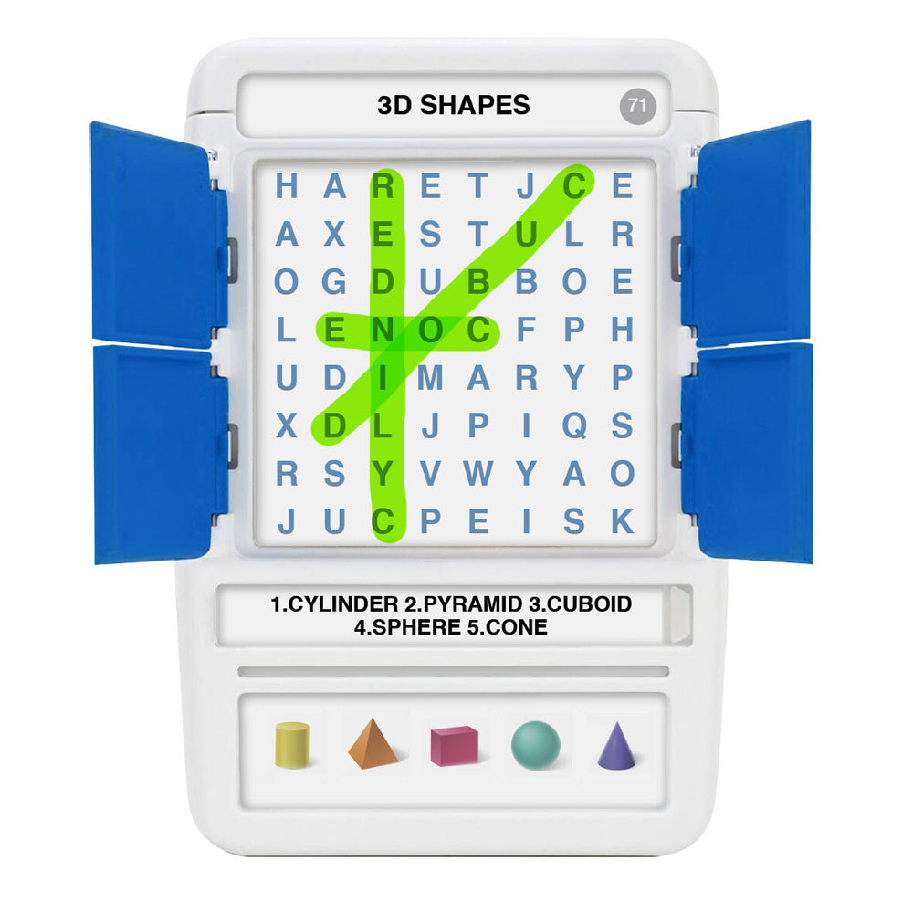 Poptacular 100 Pics Quizz Word Search Flash Card Game Set 6y+