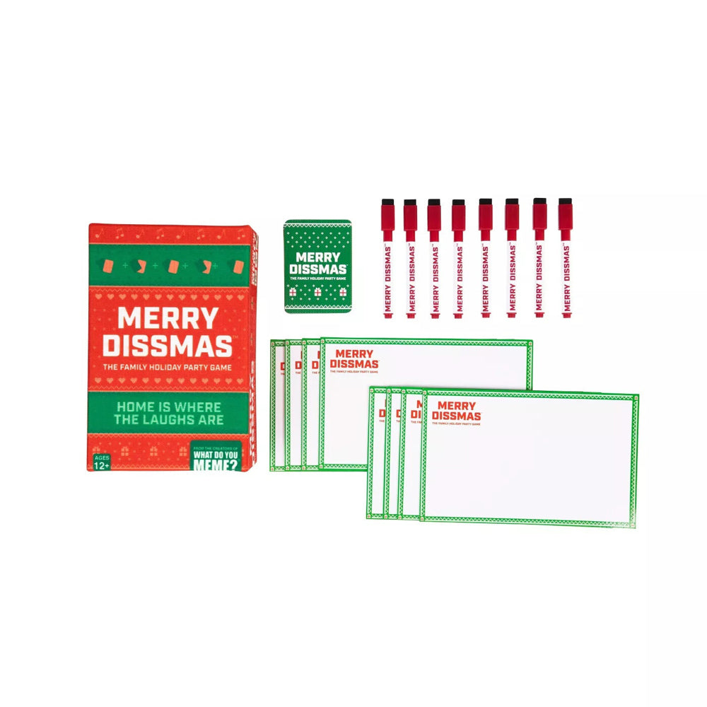 What Do You Meme Merry Dissmas Family Holiday Party Game 3-8 Players 12y+