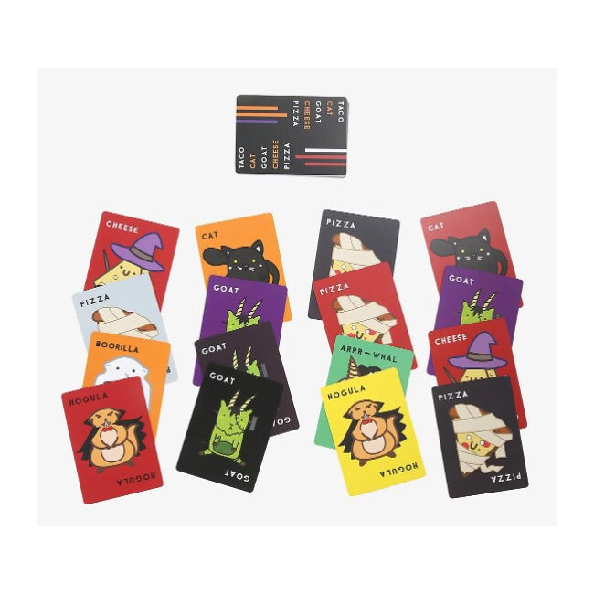 Blue Orange Games Taco Cat Goat Cheese Pizza Halloween Edition