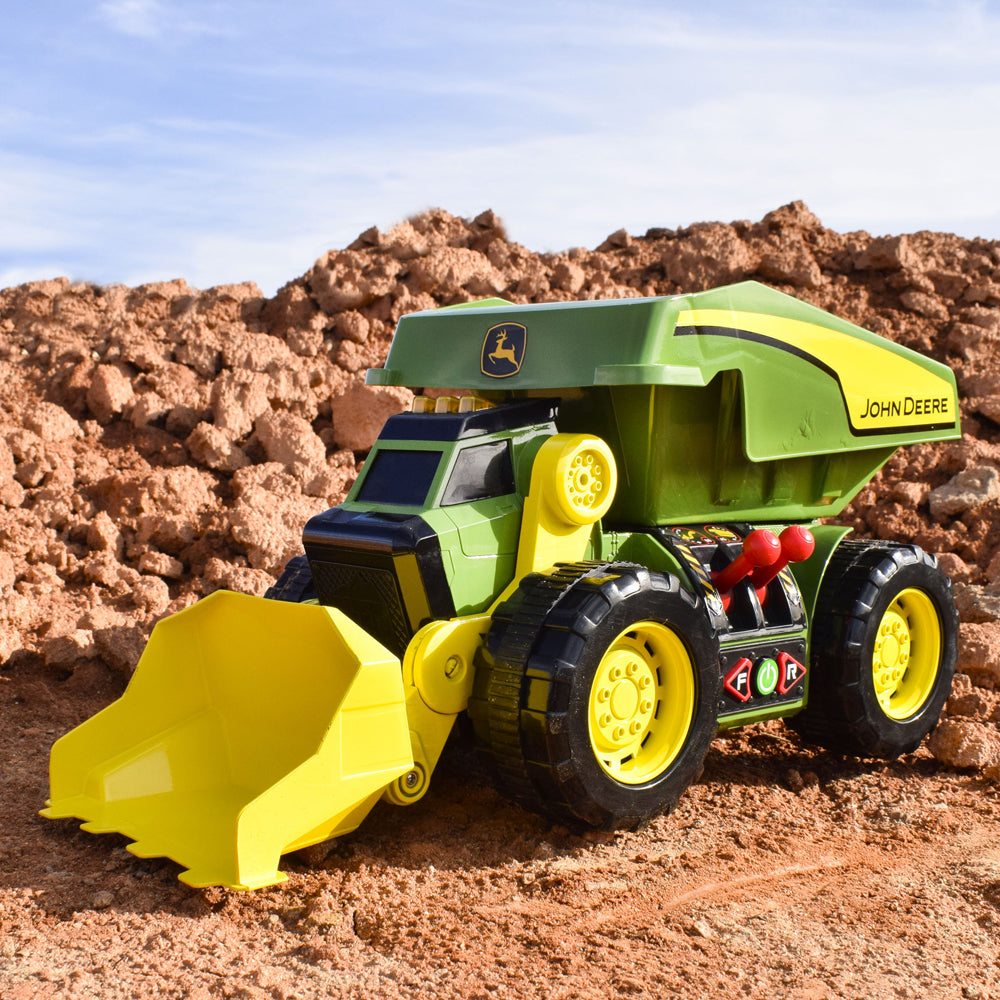 470273-john-deere-2-n-1-dig-rig-dump-truck-loader-w-lights-sounds-motorized-drive