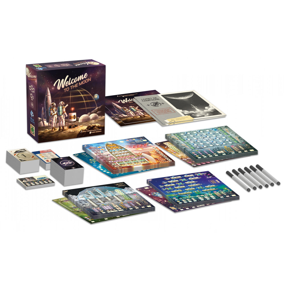 Blue Cocker Welcome to the Moon Kids/Children Board/Card Game 10y+