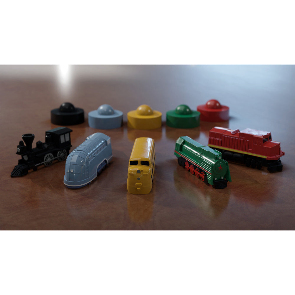 30pc Little Plastic Train Deluxe Board Game Train Set - Extra Engine