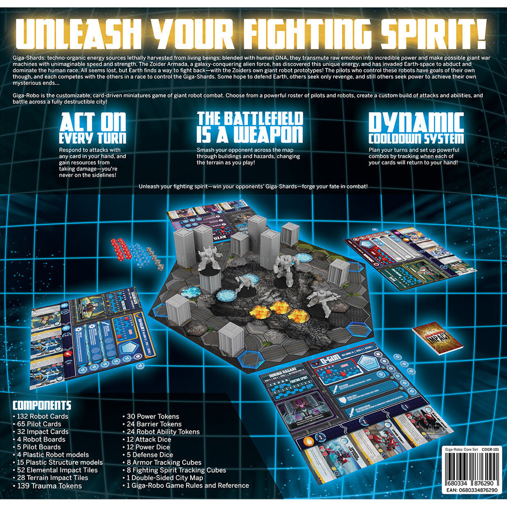 Cosmodrome Games Giga-Robo Tabletop Party Board Game