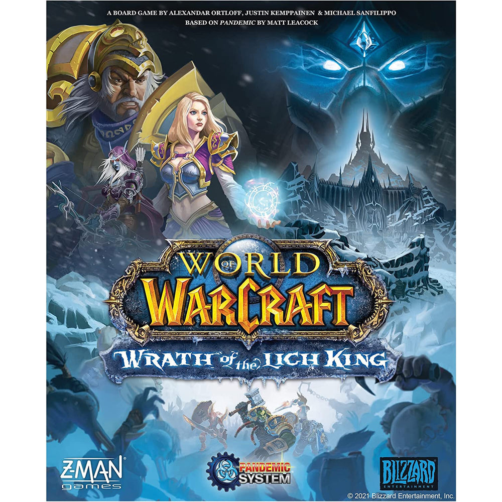 Z-Man Pandemic World of Warcraft Wrath of the Lich King Board Game 14y+
