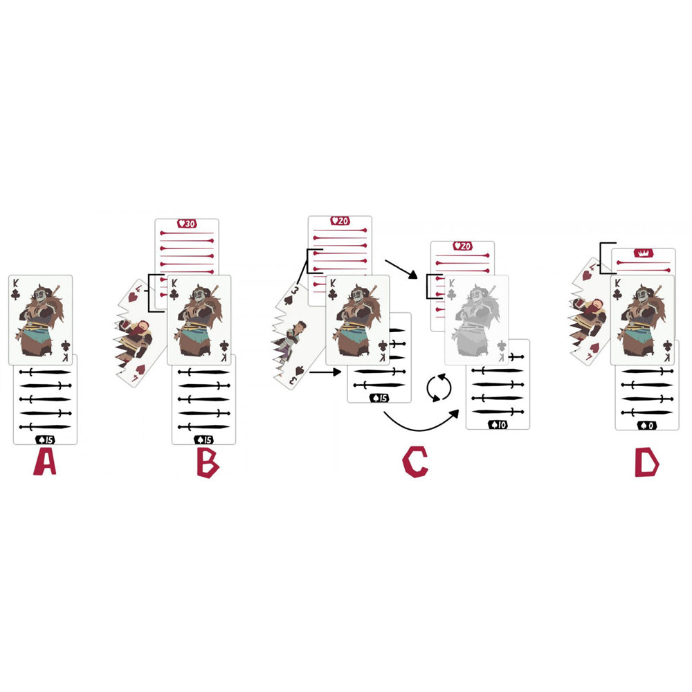 Badgers from Mars Regicide Red Tabletop Party Board Game