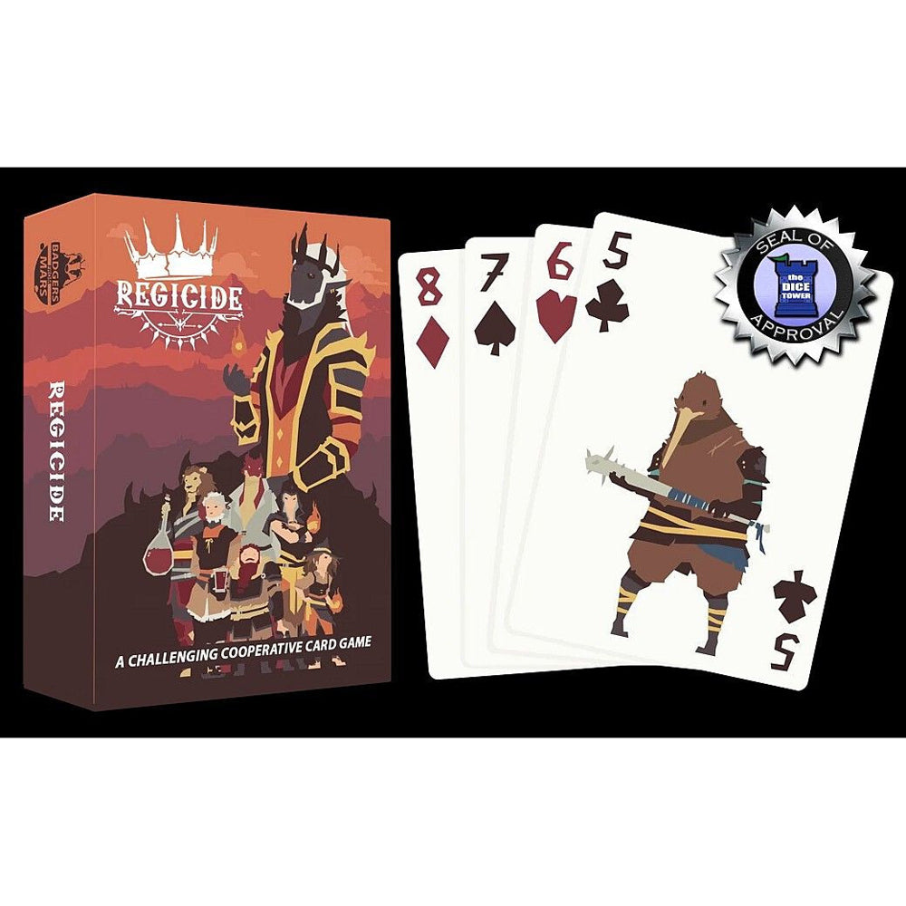 Badgers from Mars Regicide Red Tabletop Party Board Game