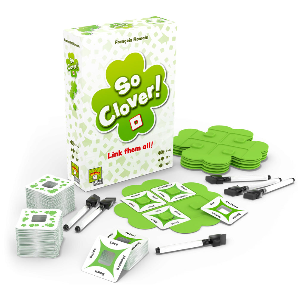Repos Production So Clover Tabletop Party Board Game