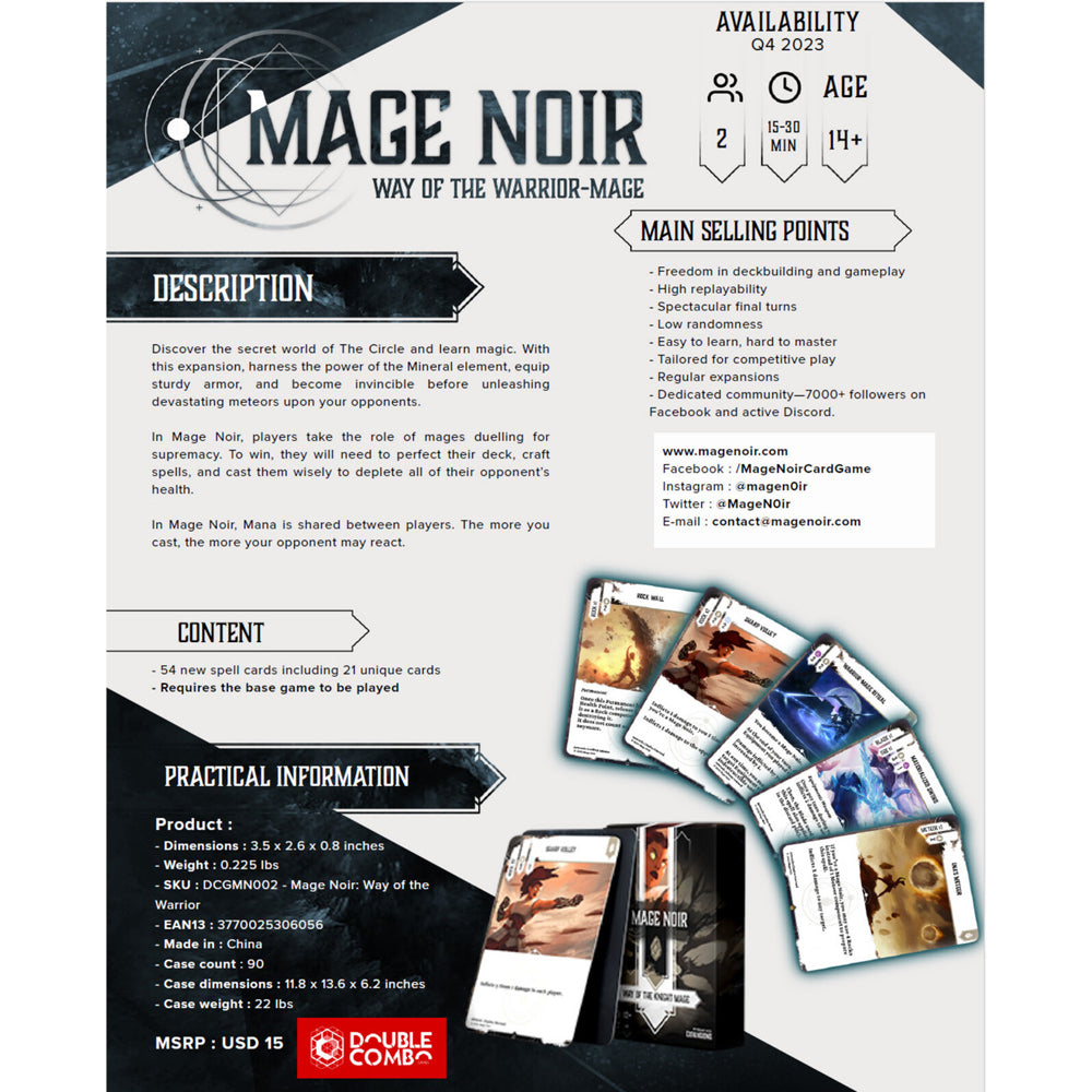 112848-quatermaster-direct-mage-noir-way-of-the-warrior-mage-exp-card-game14y
