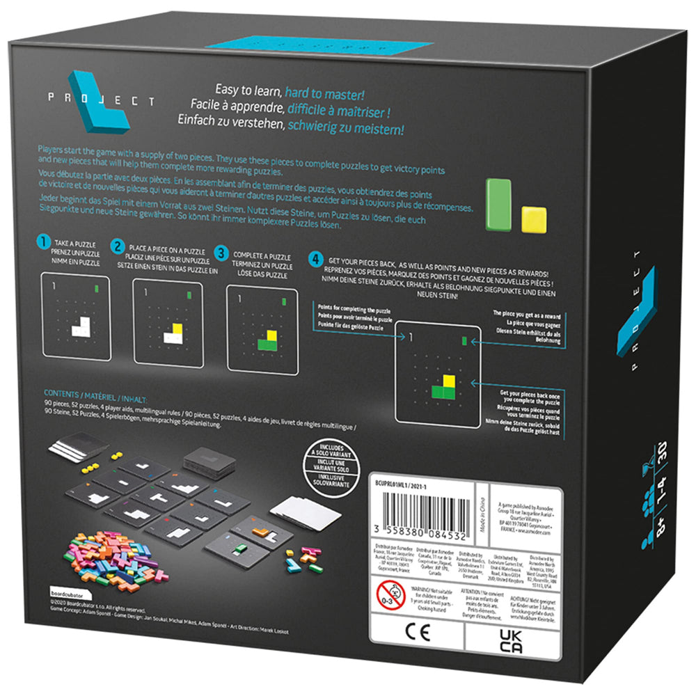 Boardcubator Project L Kids/Family Tabletop Board/Puzzle Game 13y+