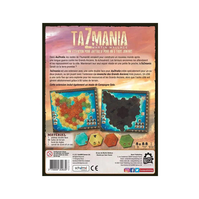 Stronghold Games AuZtralia TaZmania Family Tabletop Board Game 14y+