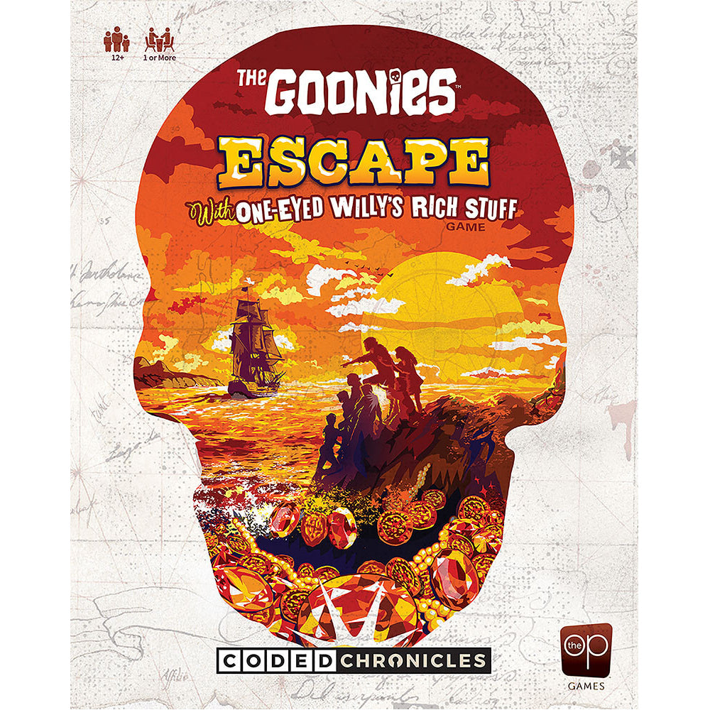 The Op The Goonies Escape with One-Eyed Willys Rich Stuff Board Game 12y+