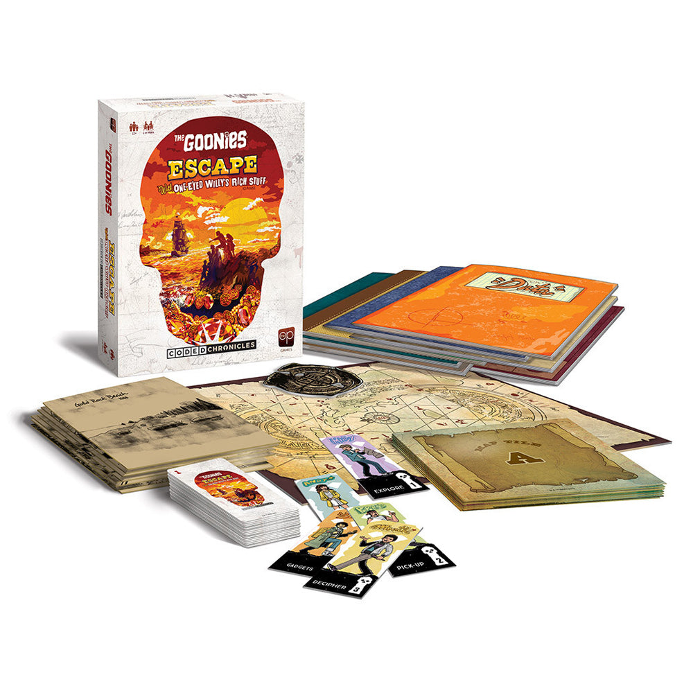 The Op The Goonies Escape with One-Eyed Willys Rich Stuff Board Game 12y+