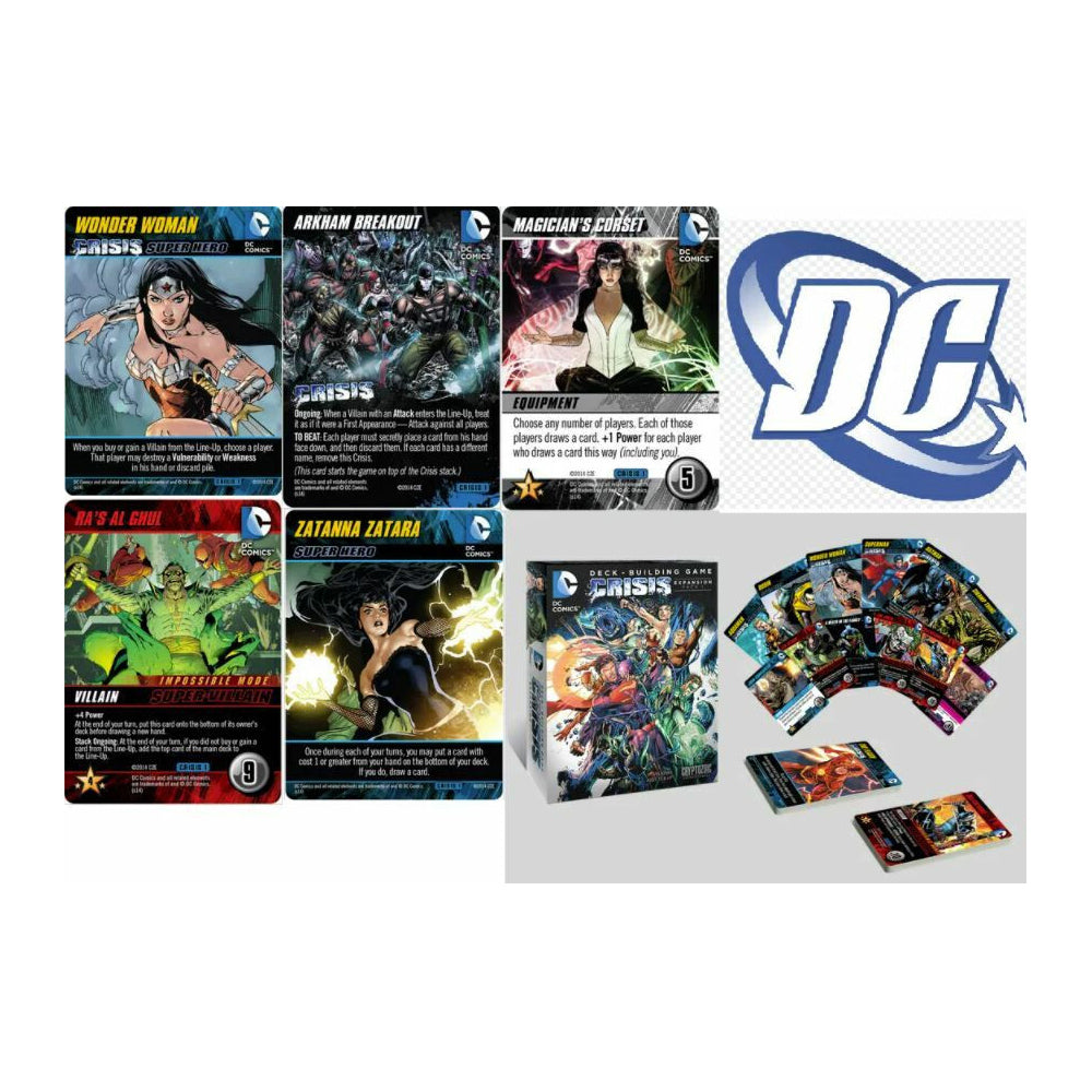 Cryptozoic DC Crisis Deck Building Card Game Collection 1 & 2