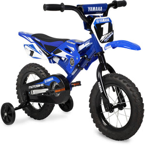Yamaha Kids/Children MotoBike Child’s BMX Boys Youth 12" Bicycle - Blue 3y+