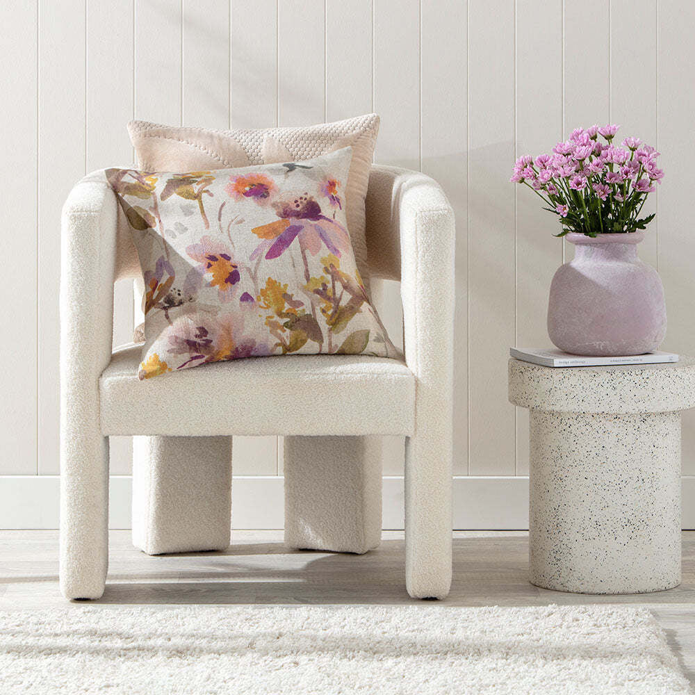 Kas Australia Marcie Filled Cushion Decor Square 50x50cm - Multicoloured