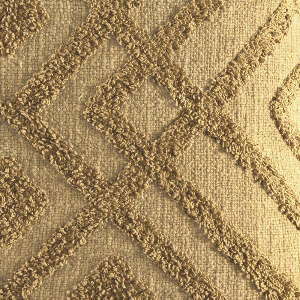 Kas Australia Navari Filled Cushion Decor Square 50x50cm - Wheat