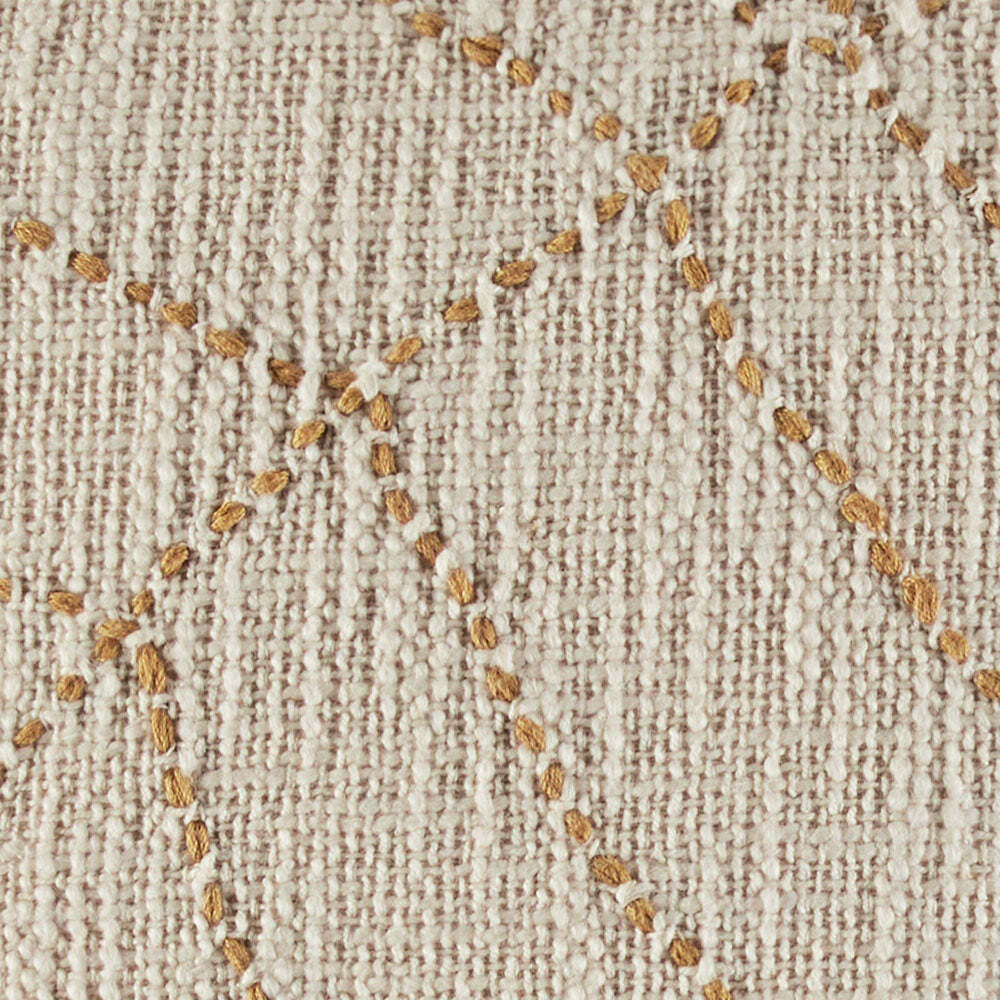 Kas Australia Tate Filled Cushion Decor w/ Tassle Square 50x50cm - Natural