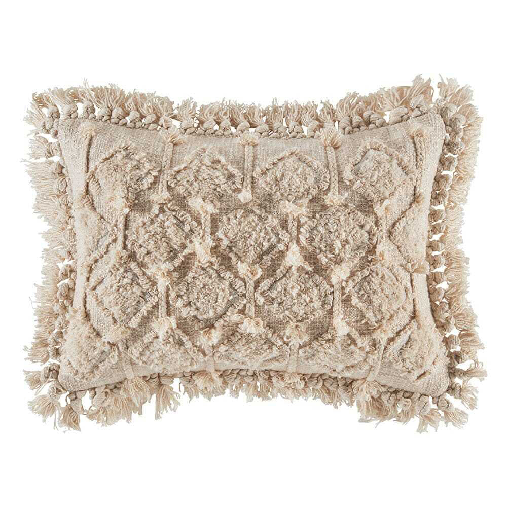 Kas Australia Valeria Filled Cushion Decor Rectangular 40x60cm - Natural