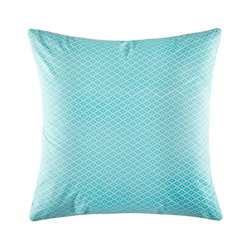 Kas Australia Alva Euro Throw Pillowcase 65x65cm - Aqua