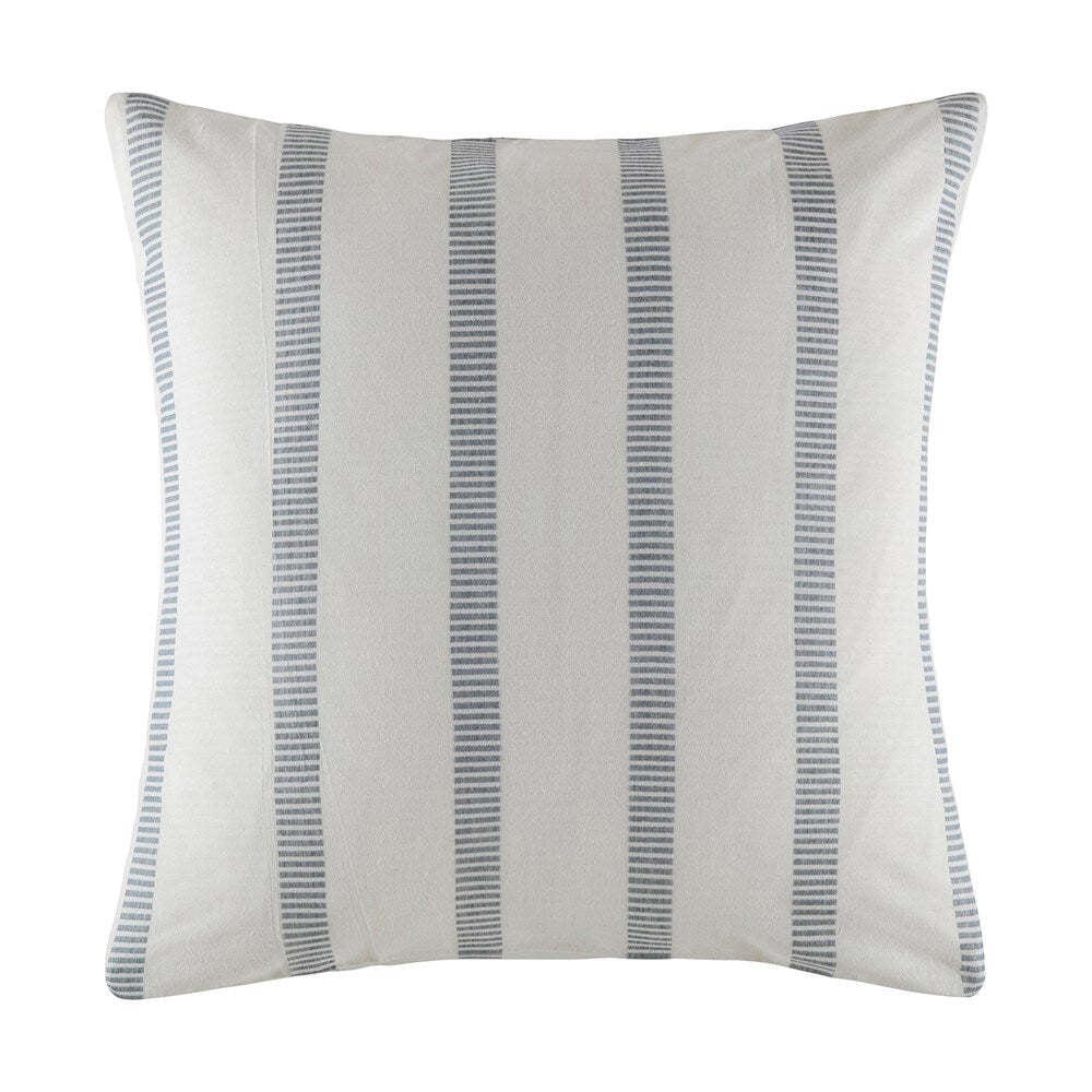 Kas Australia Jonah Euro Throw Pillowcase 65x65cm - Denim