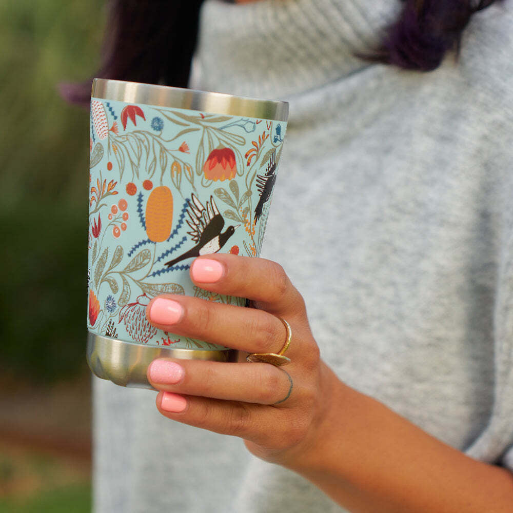 58smf-annabel-trends-270ml-stainless-steel-coffee-mug-magpie-floral