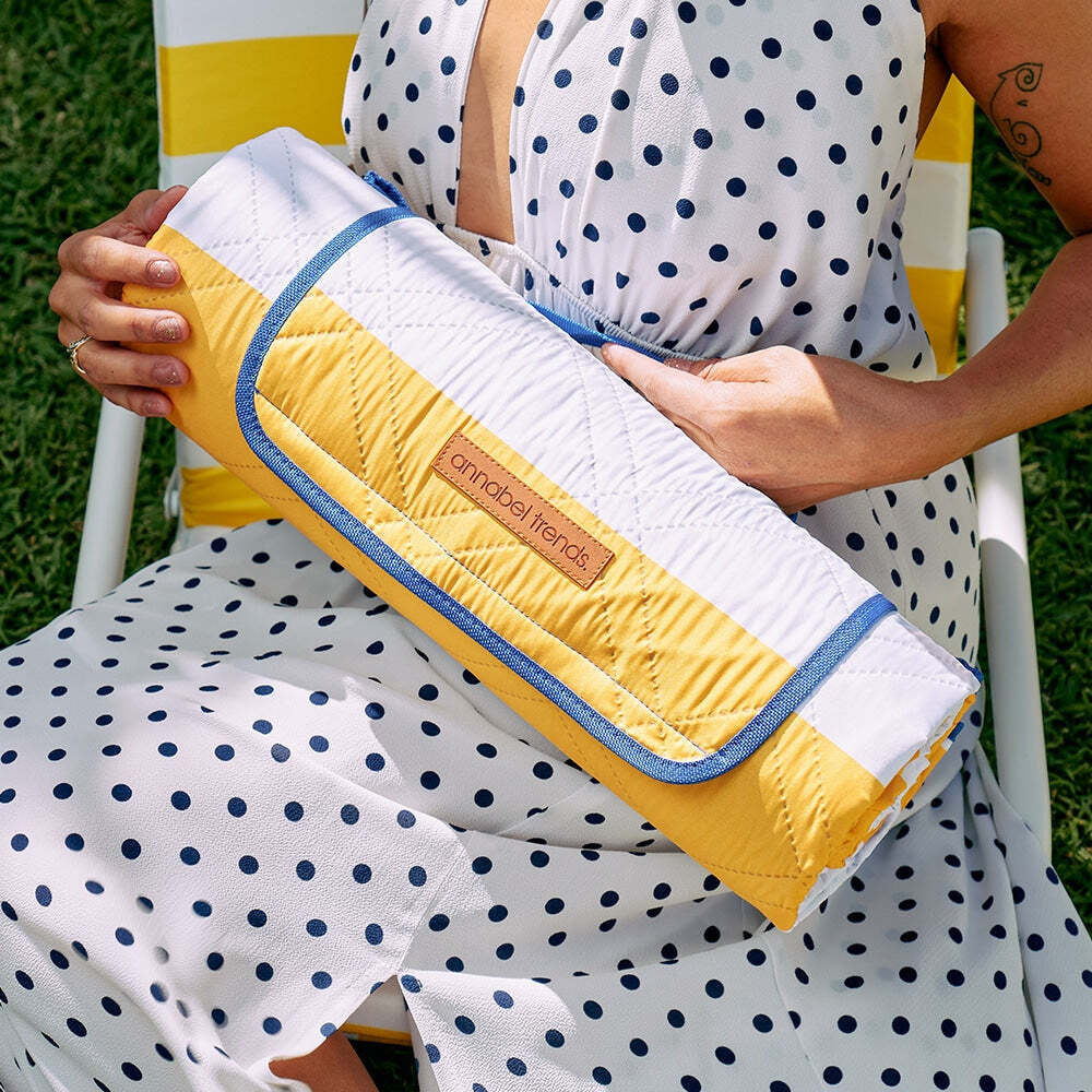 15ys-annabel-trends-outdoor-picnic-mat-w-carry-handle-yellow-stripe