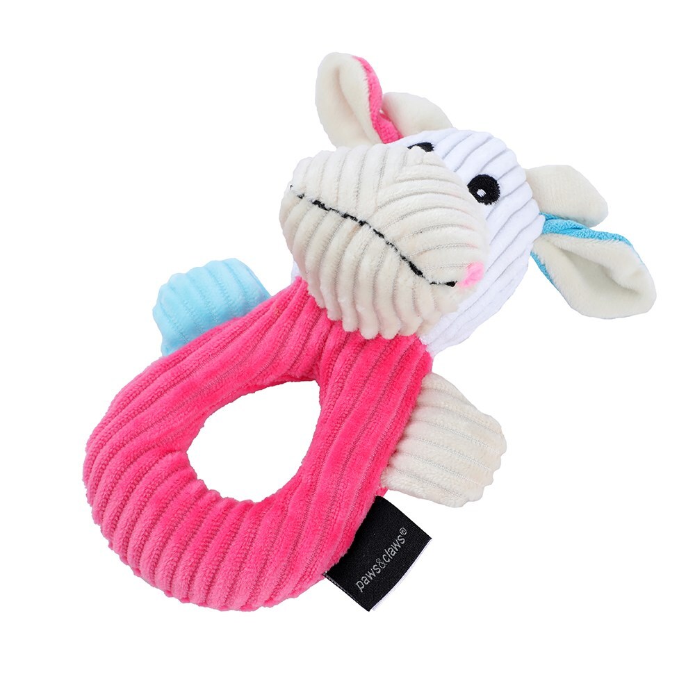 36409-2pc-paws-claws-plush-animal-tugger-12x24cm-assorted