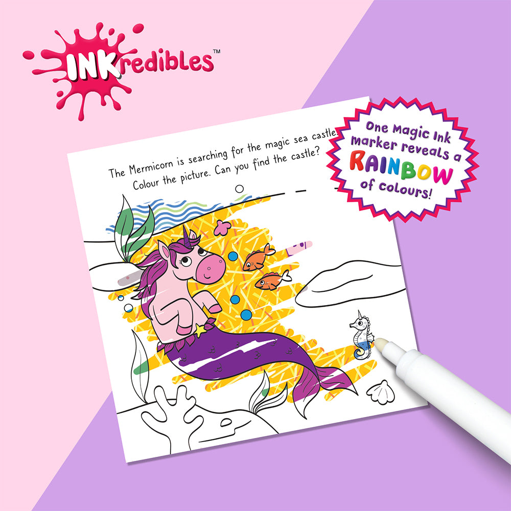 Inkredibles: Magical Creatures Magic Ink Colouring Activity Kit 3y+