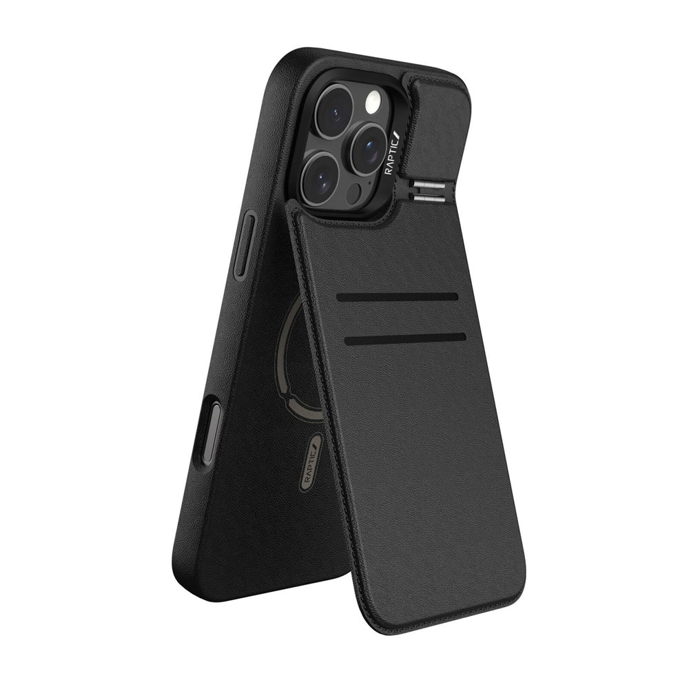 403061-x-doria-raptic-magsafe-kickstand-wallet-case-for-iphone-16-pro-max-black