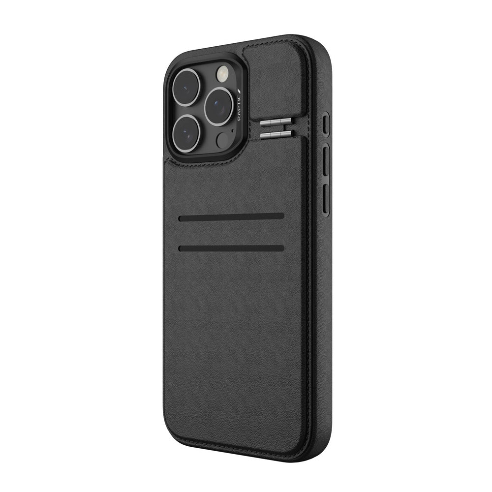 403085-x-doria-raptic-magsafe-kickstand-wallet-case-for-iphone-16-pro-black
