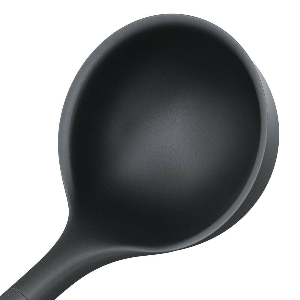 13512-zyliss-soup-ladle-silicone-nylon-cooking-utensil-32cm-grey