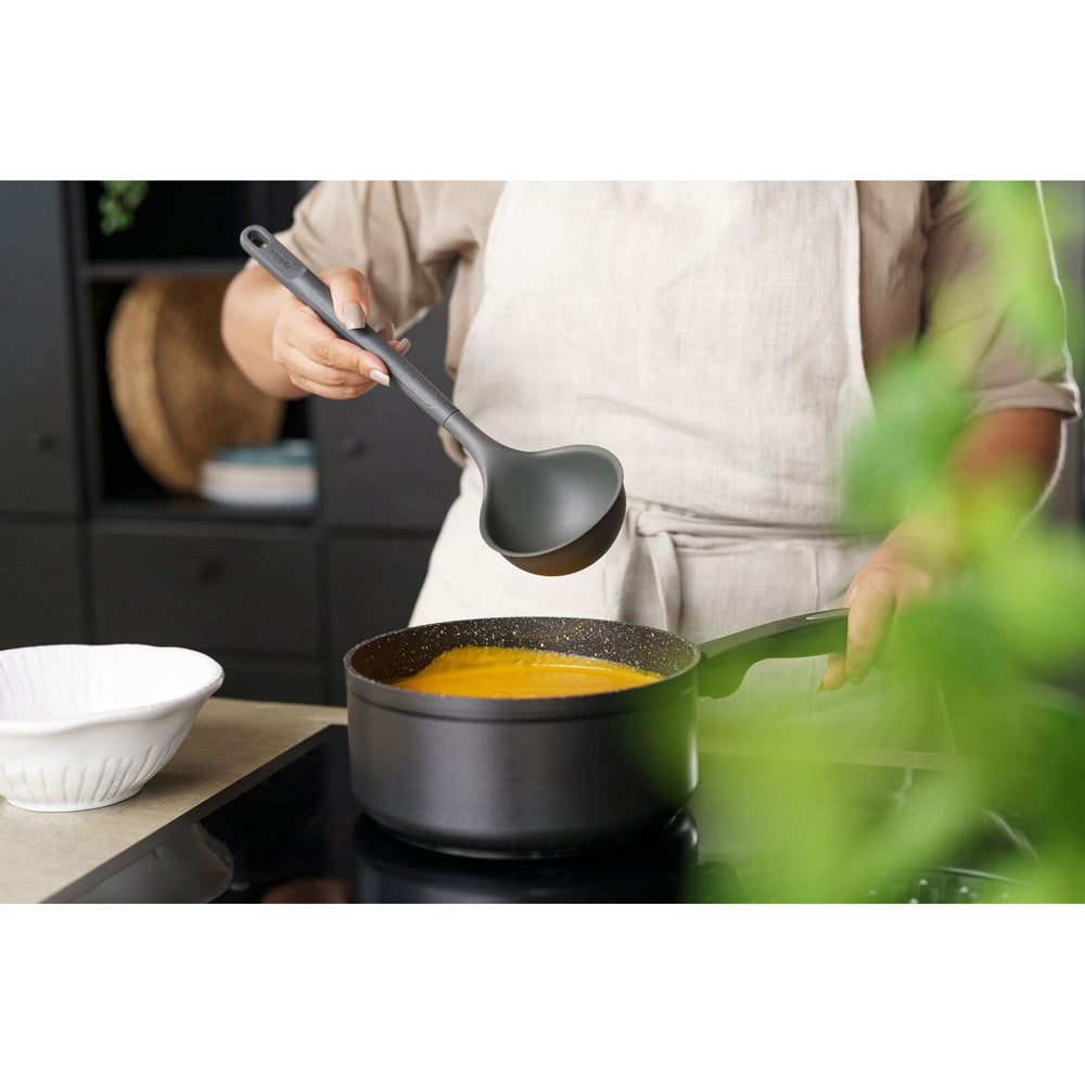13512-zyliss-soup-ladle-silicone-nylon-cooking-utensil-32cm-grey