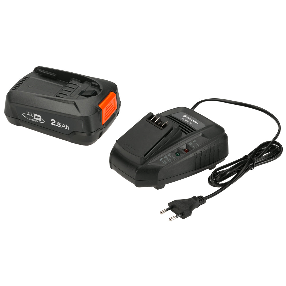 Gardena Garden Tools Battery & Charger Starter Set P4A PBA 18V/45