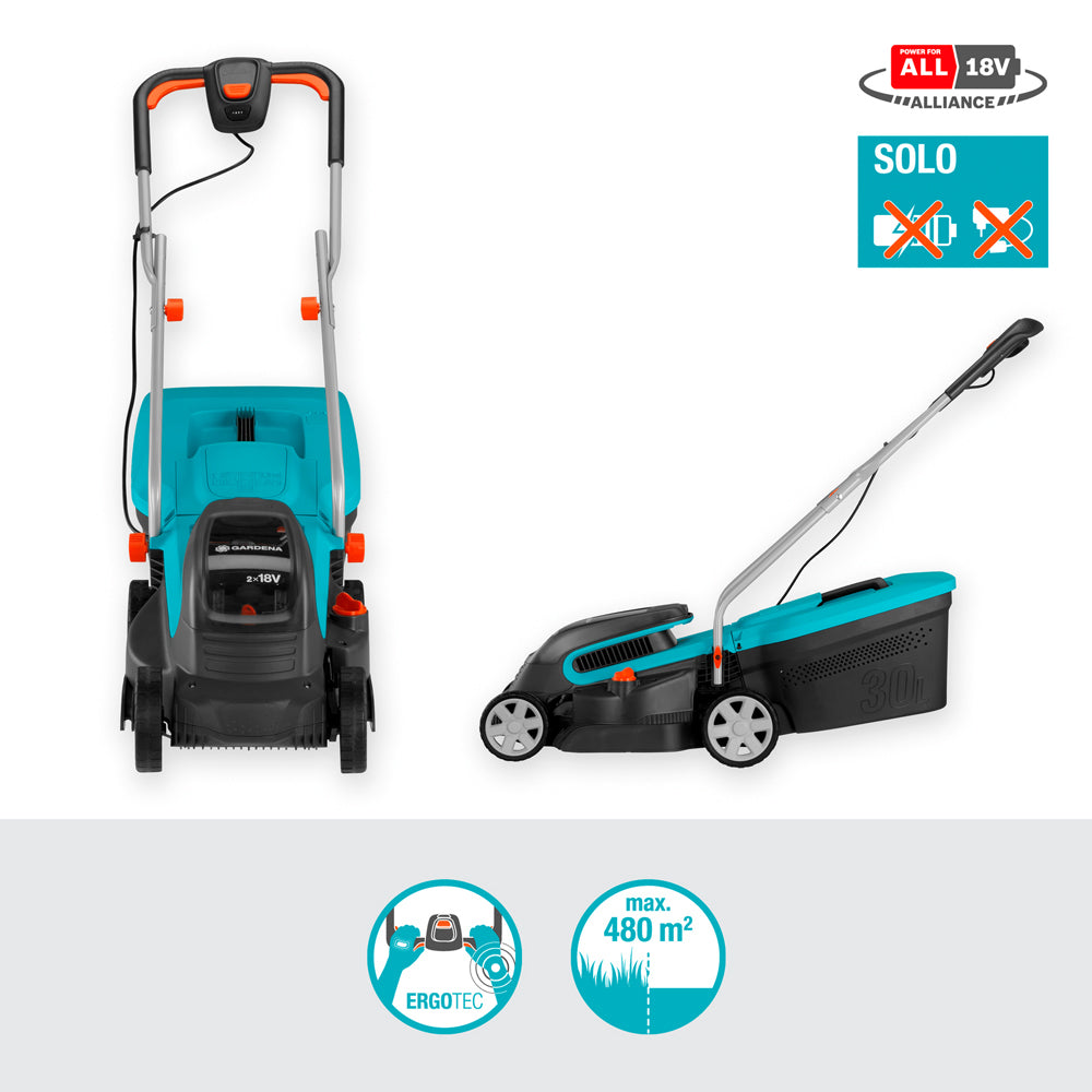 Gardena Battery Lawnmower Powermax 32/36V P4A 14621-56 Solo