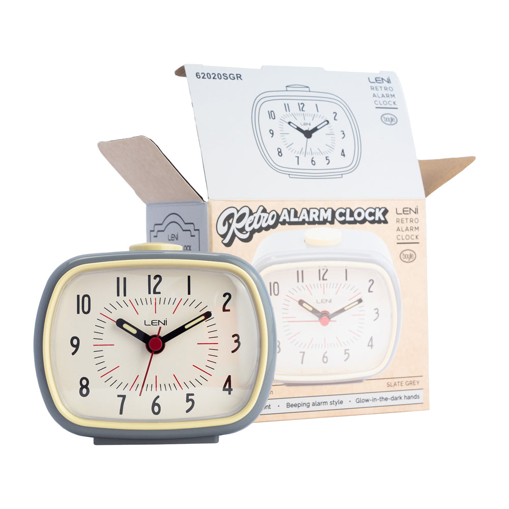 62020sgr-leni-retro-glow-in-the-dark-round-alarm-clock-home-room-decor-slate-grey