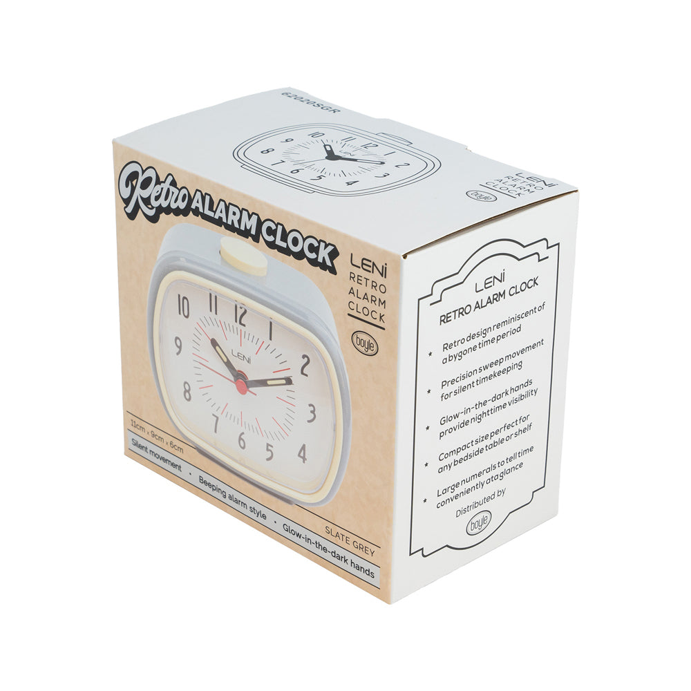 62020sgr-leni-retro-glow-in-the-dark-round-alarm-clock-home-room-decor-slate-grey