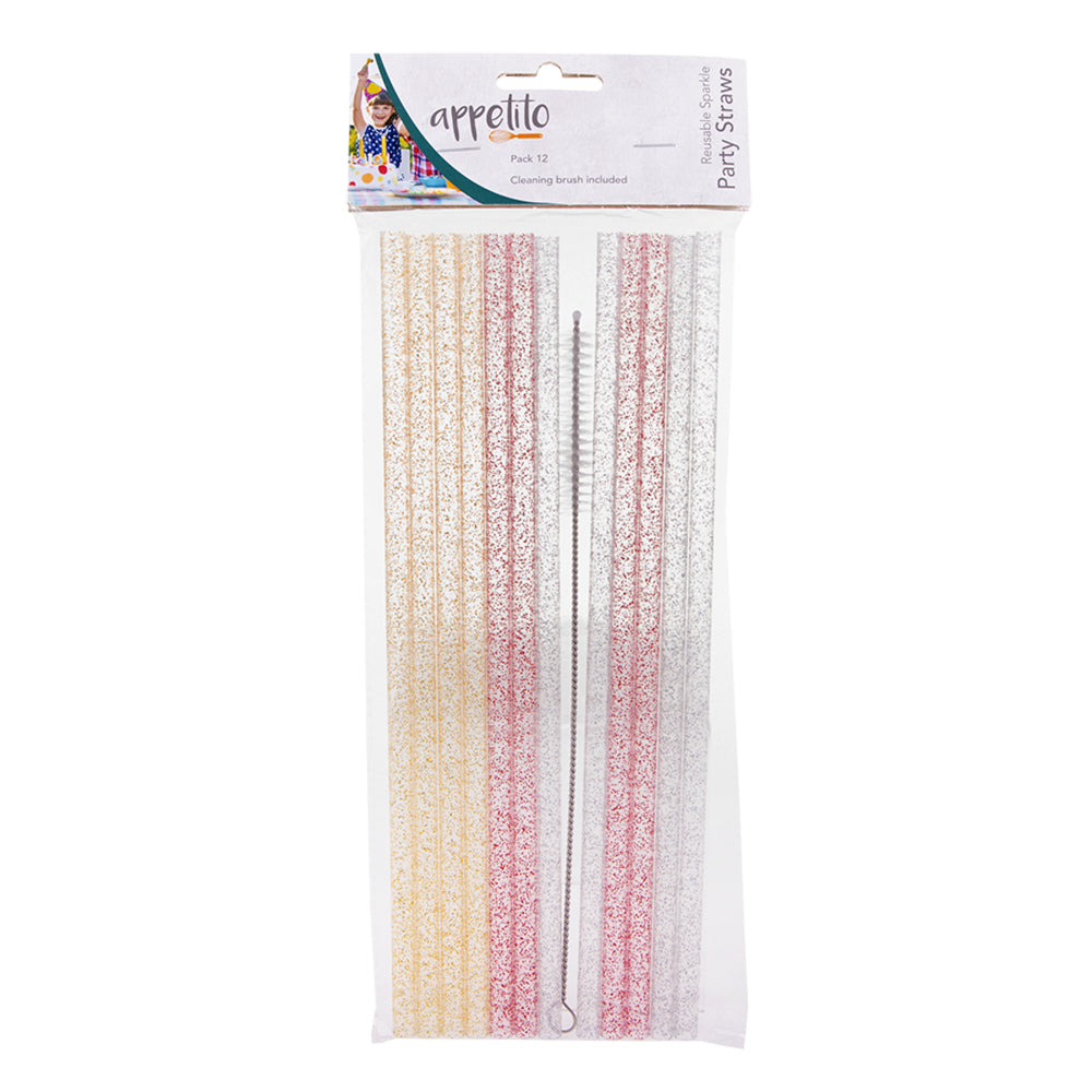 3437-12pc-appetito-reusable-sparkle-party-straws-25cm-w-brush-assorted