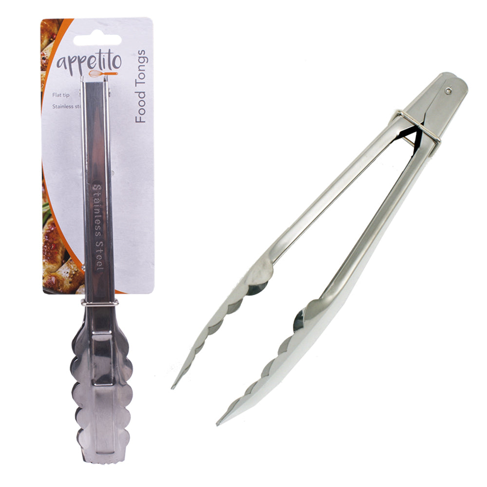 3299-appetito-stainless-steel-tongs-w-flat-tips-23cm-home-kitchen-cooking