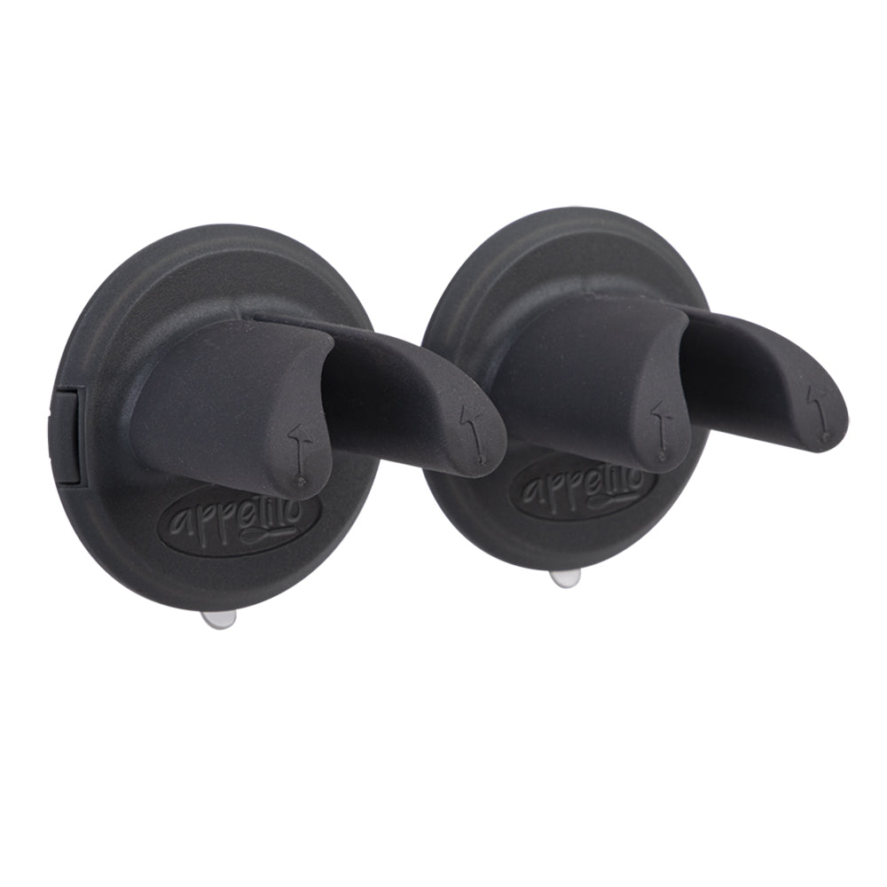 3559ch-2pc-appetito-suction-towel-holders-charcoal-home-kitchen-cooking