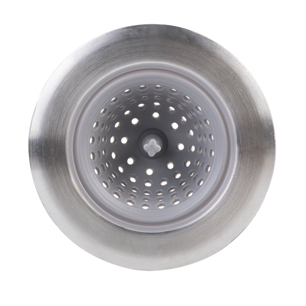 3461-1-appetito-stainless-steel-silicone-sink-strainer-home-kitchen-accessory-grey